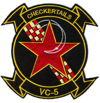 Officially Licensed US Navy VC-5 Checkertails Patch
