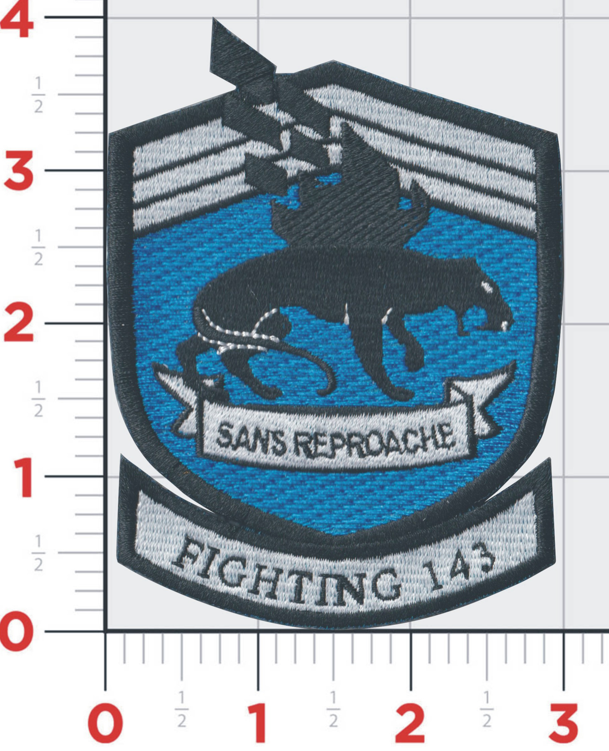 Officially Licensed US Navy VF-143 / VFA-143 Pukin' Dogs Squadron Patch