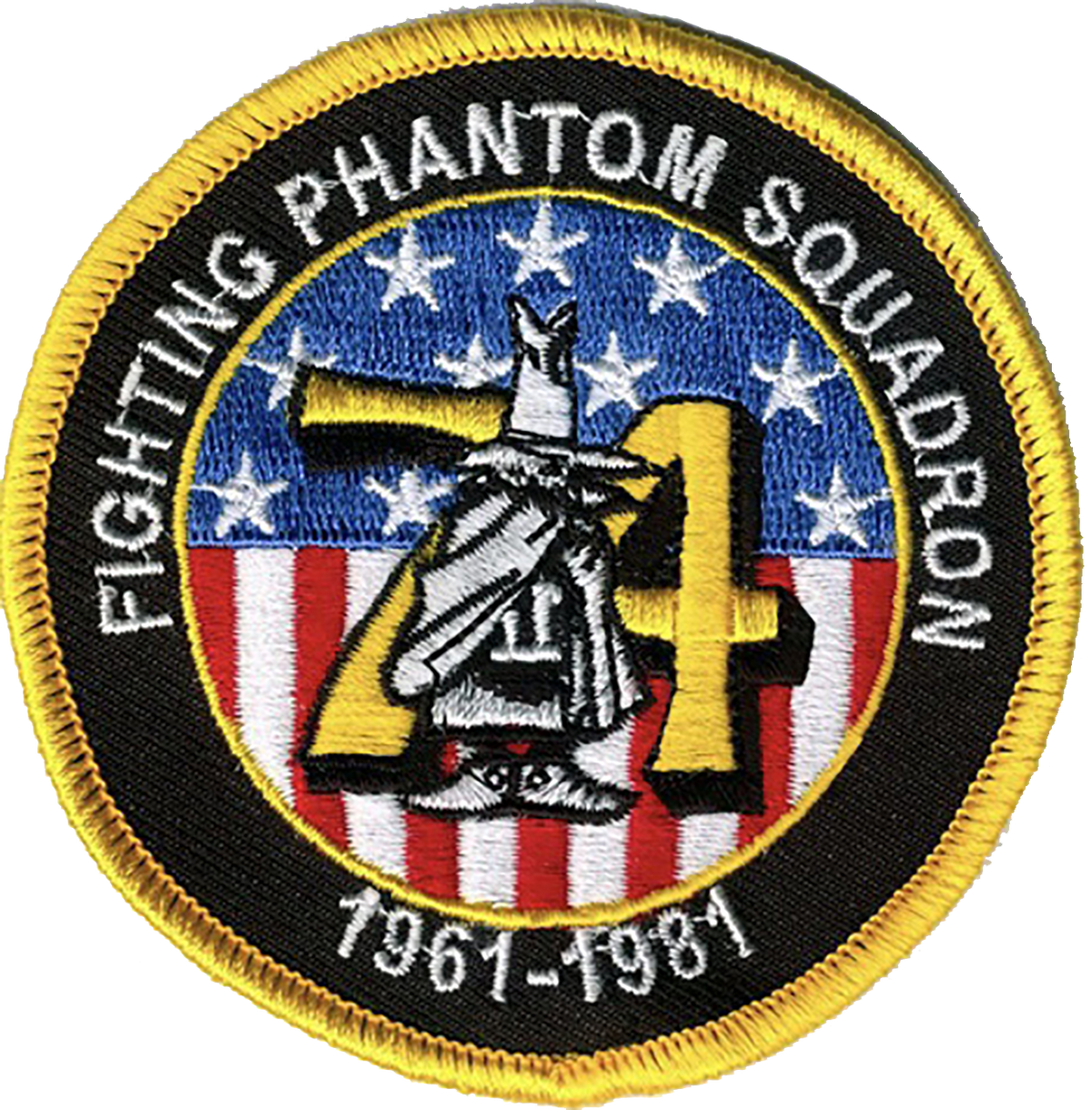 Official VF-74 Be-Devilers F-4 Phantom Spooky Patch