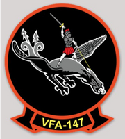 Officially Licensed US Navy VFA-147 Argonauts Throwback Sticker