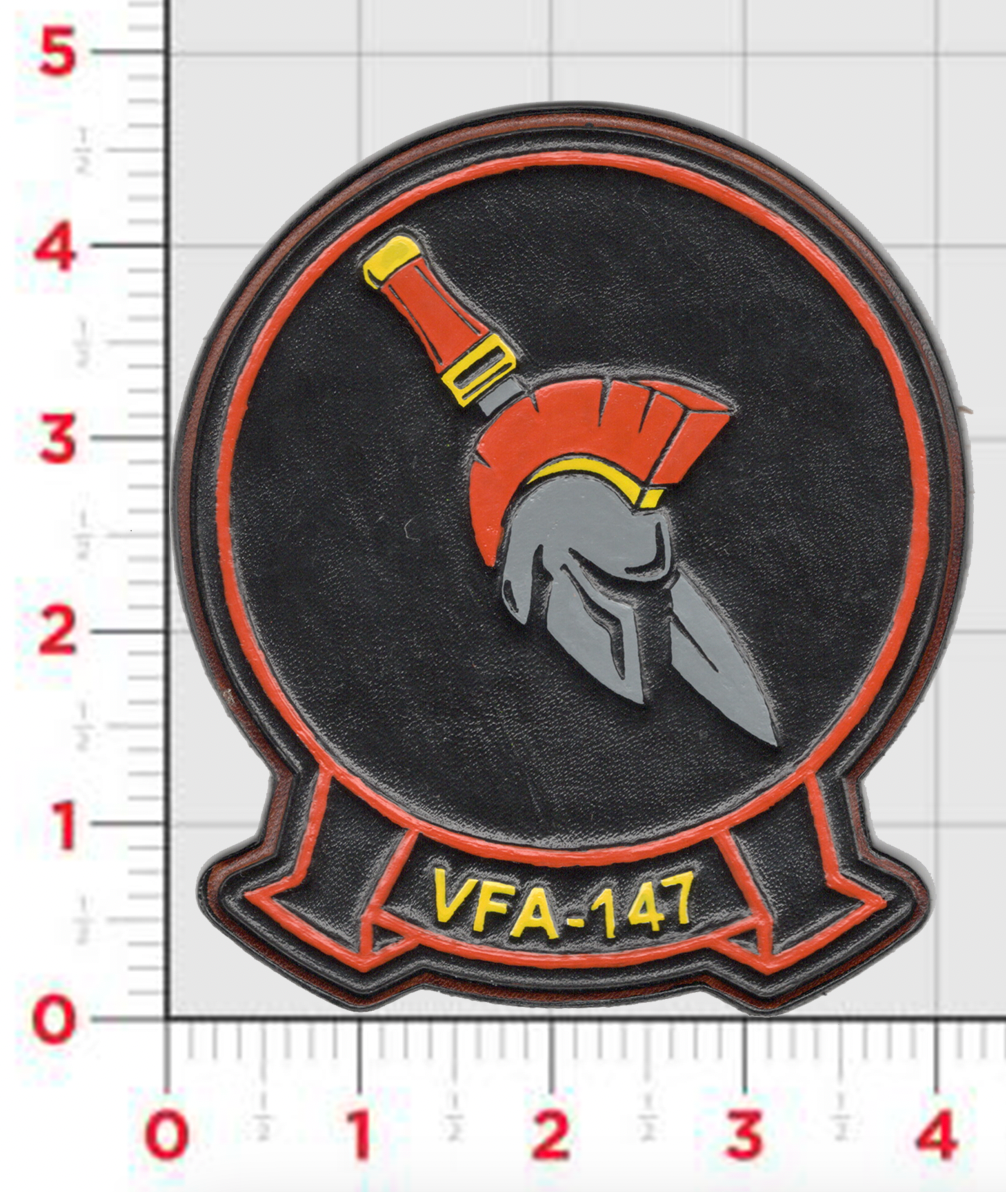 Officially Licensed US Navy VFA-147 Argonauts Leather Patch