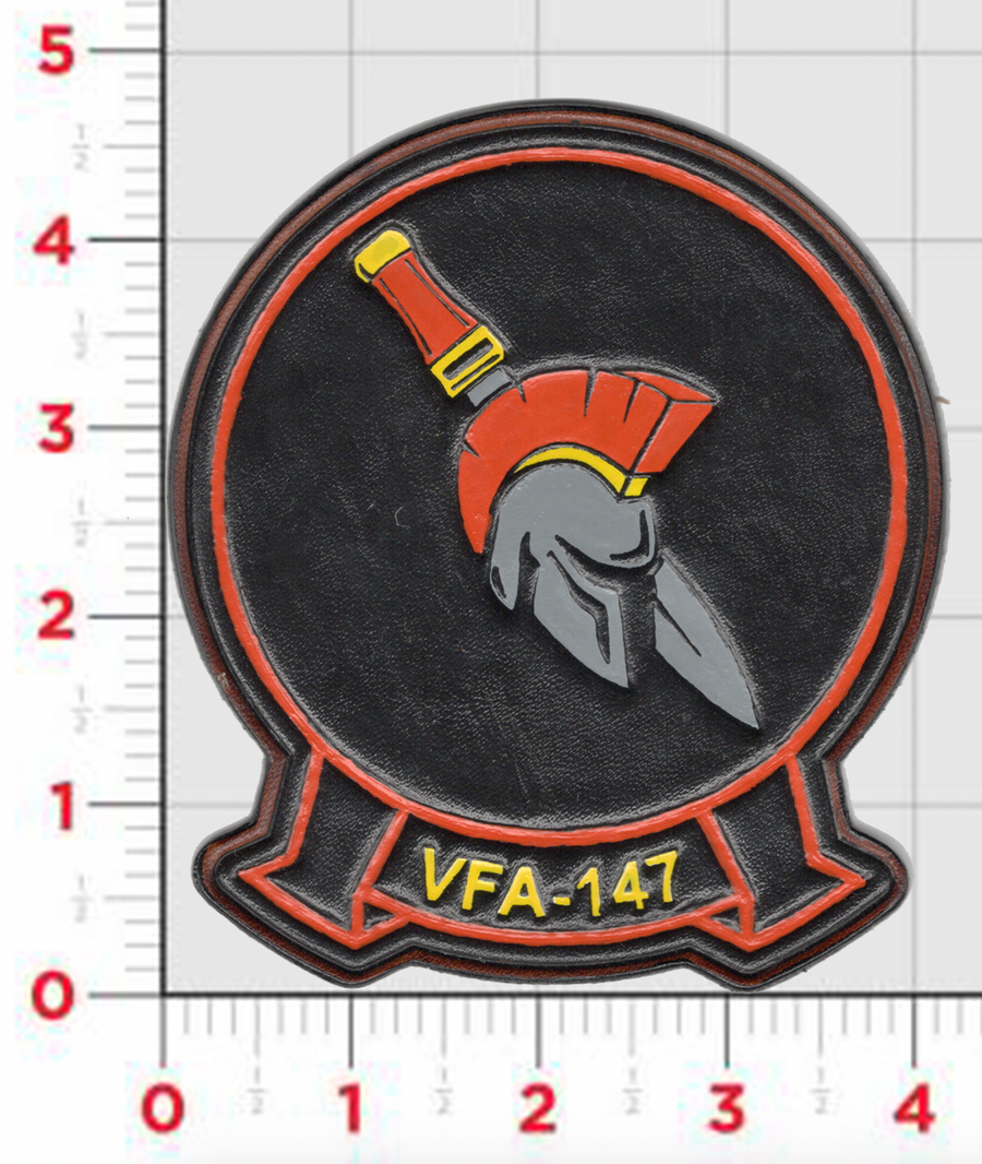 Officially Licensed US Navy VFA-147 Argonauts Leather Patch