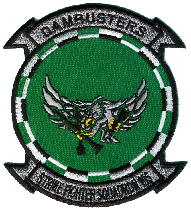Officially Licensed US Navy VFA-195 Dambusters Patch