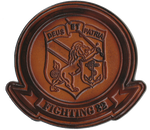 Officially Licensed US Navy VFA-32 Swordsmen Leather Patch