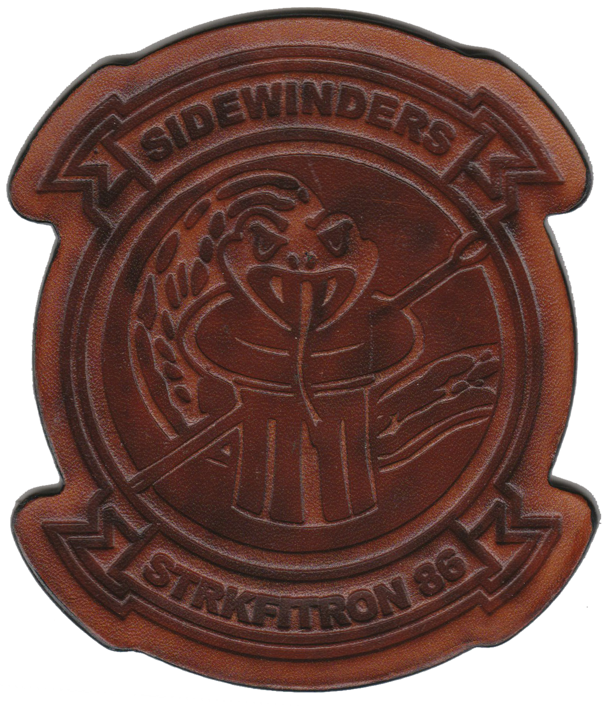 Officially Licensed US Navy VFA-86 Sidewinders Leather Patch