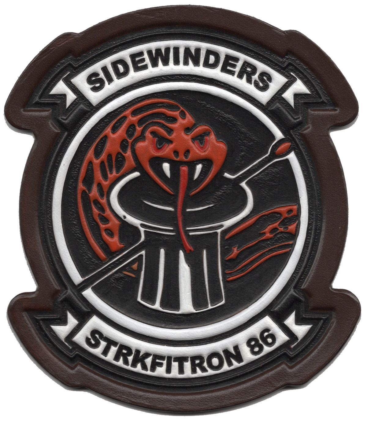Officially Licensed US Navy VFA-86 Sidewinders Leather Patch