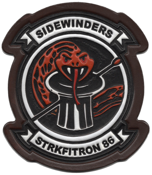 Officially Licensed US Navy VFA-86 Sidewinders Leather Patch