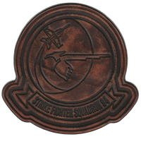 Officially Licensed US Navy VFA-94 Shrikes Leather Patches