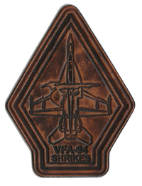 Official Navy VFA-94 Shrikes Leather Shoulder Patches