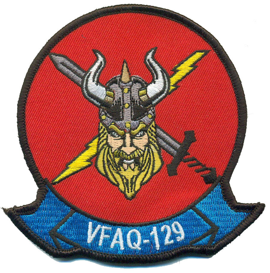 Official US Navy VFAQ-129 Vikings Patch