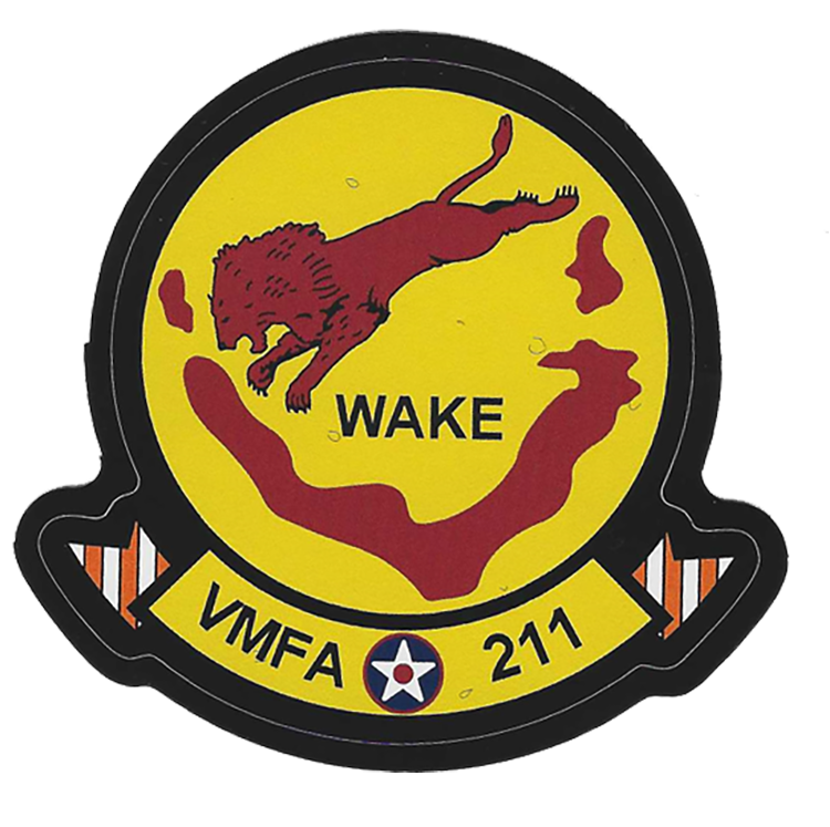 Officially Licensed USMC VMFA-211 Wake Island Avengers Sticker