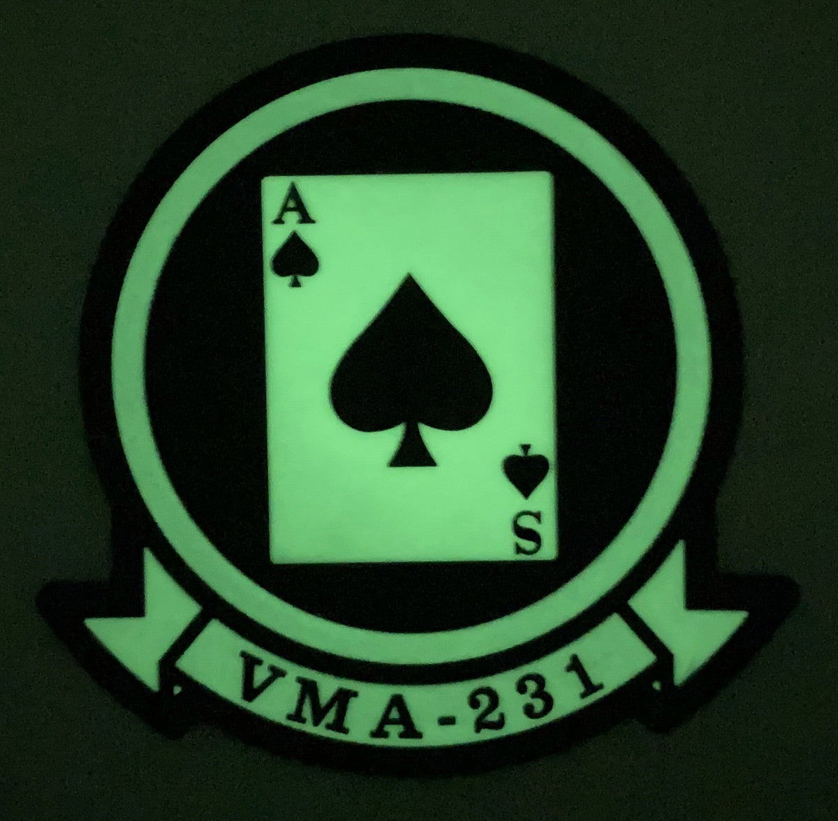 Officially Licensed USMC VMA-231 Ace of Spades Squadron Patches