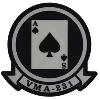 Officially Licensed USMC VMA-231 Ace of Spades Squadron Patches