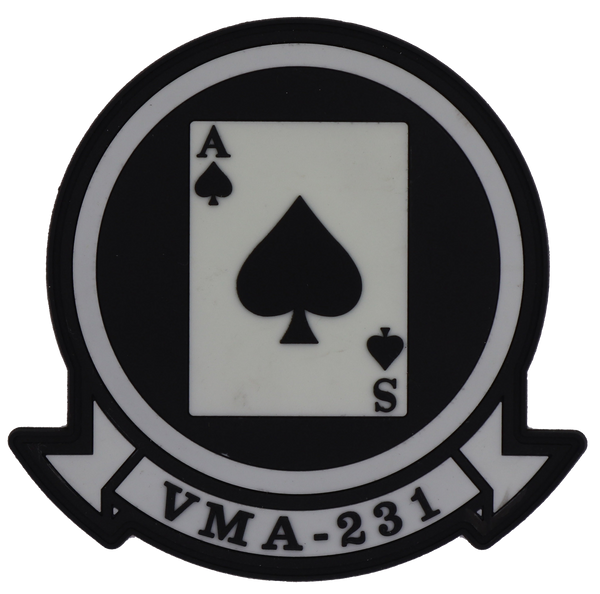 Officially Licensed USMC VMA-231 Ace of Spades Squadron Patches