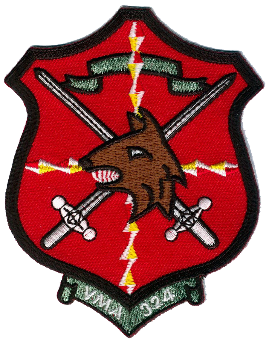 Officially Licensed USMC VMA-324 Devil Dogs Patch