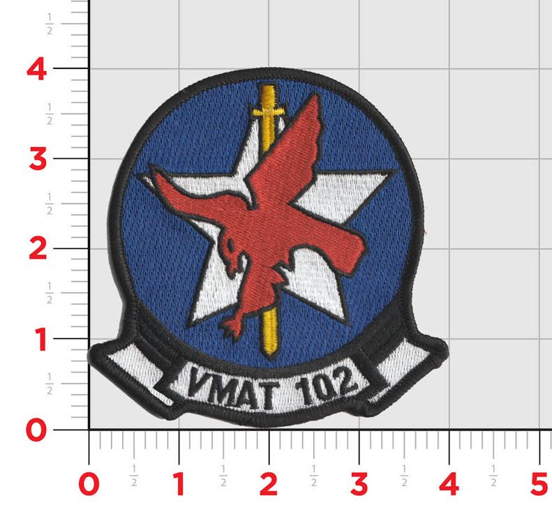 Officially Licensed USMC VMAT-102 Skyhawks Patch