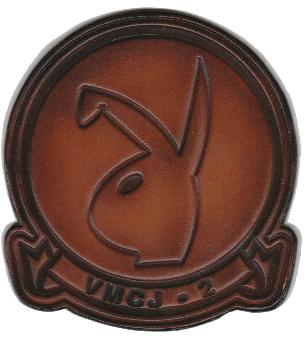 Officially Licensed USMC VMCJ-2 Playboys Leather Patch