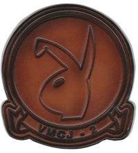 Officially Licensed USMC VMCJ-2 Playboys Leather Patch
