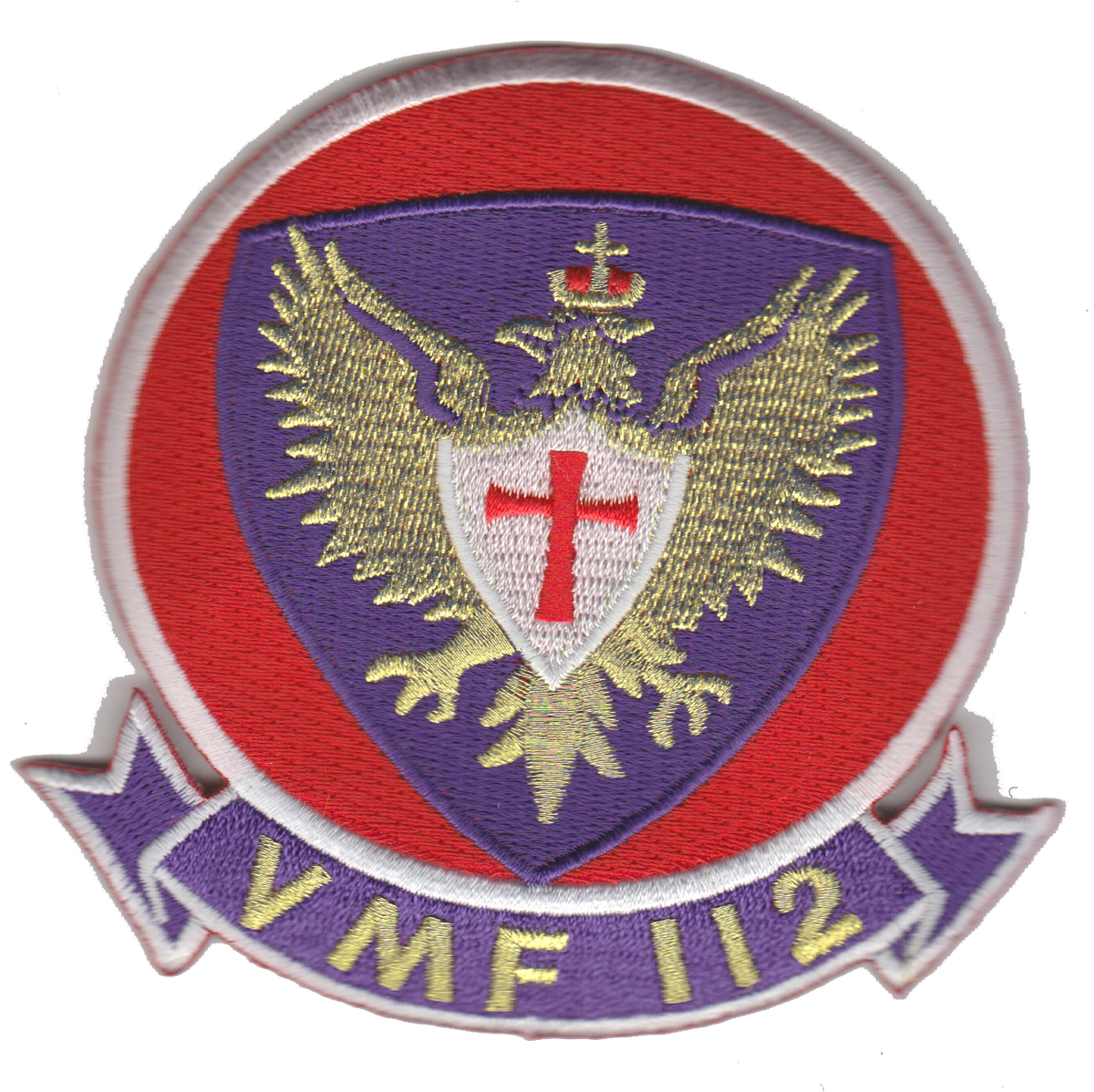 Officially Licensed USMC VMF-112 Cowboys (Crusader Patch)