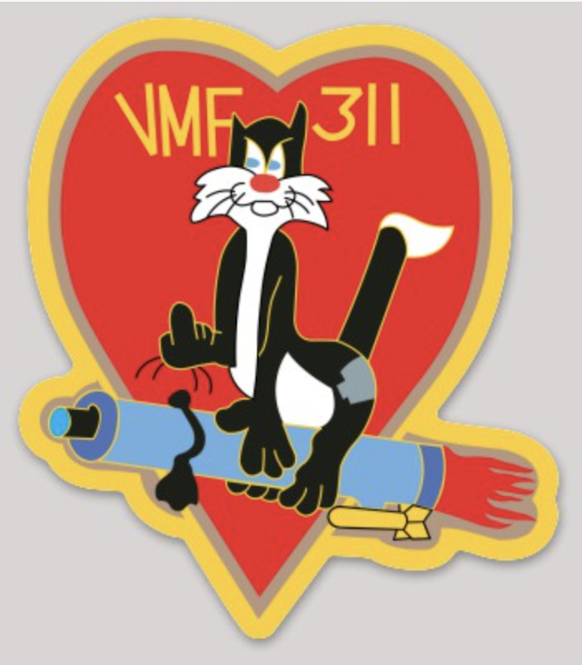 Officially Licensed USMC VMF-311 Sticker
