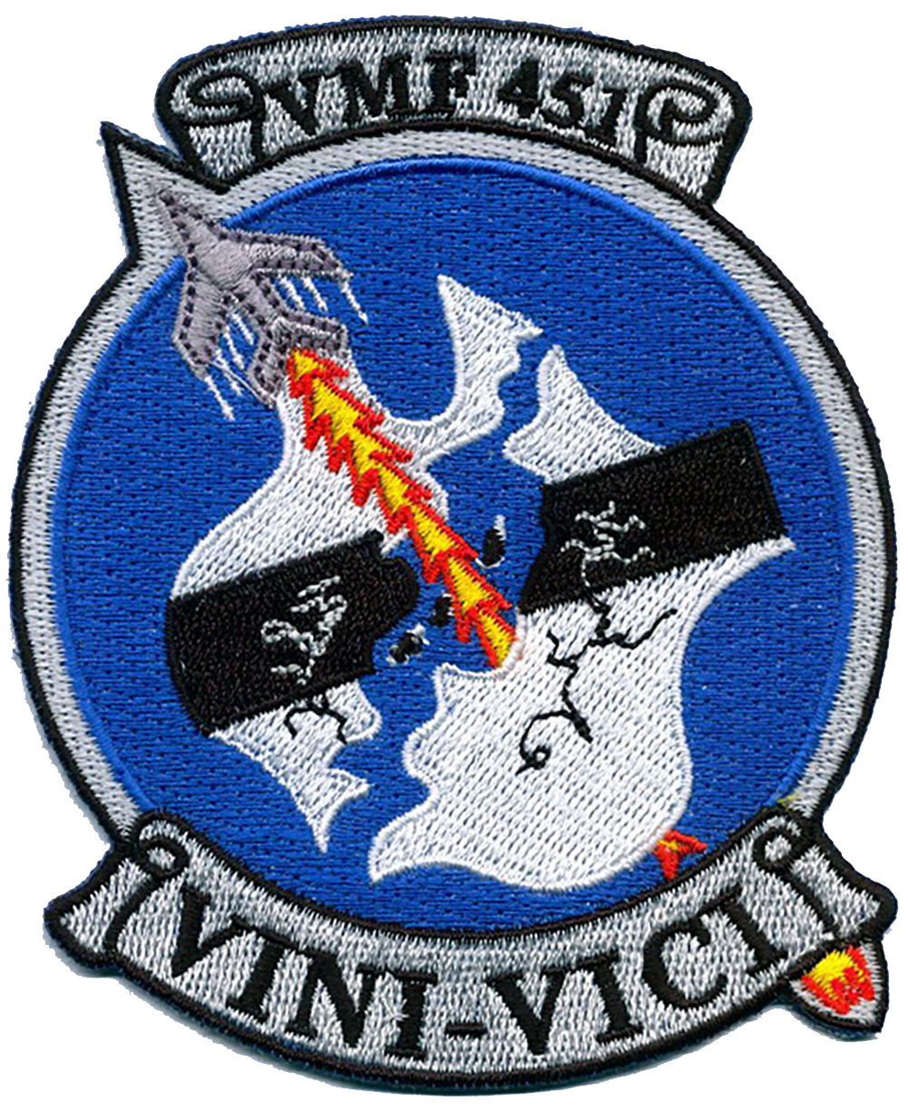 Officially Licensed USMC VMF-451 Warlords Patch