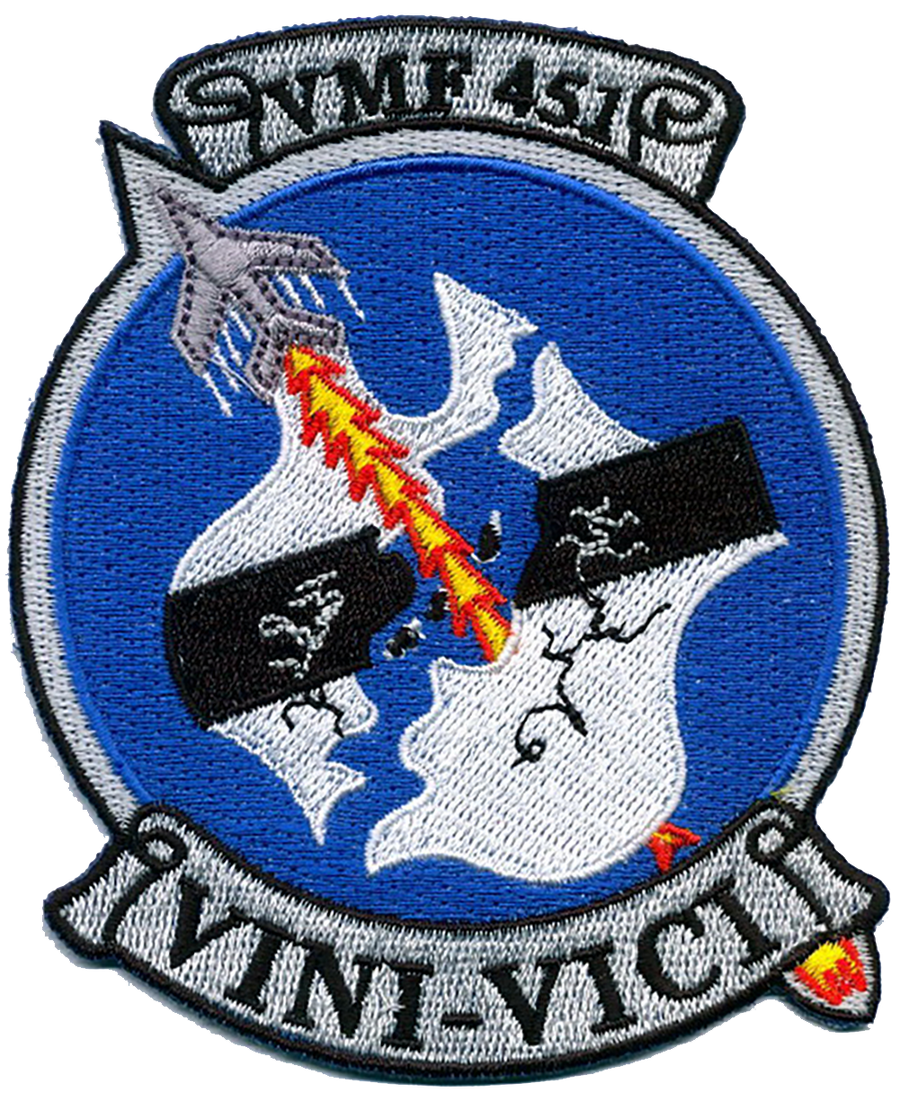 Officially Licensed USMC VMF-451 Warlords Patch