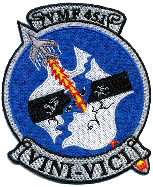 Officially Licensed USMC VMF-451 Warlords Patch
