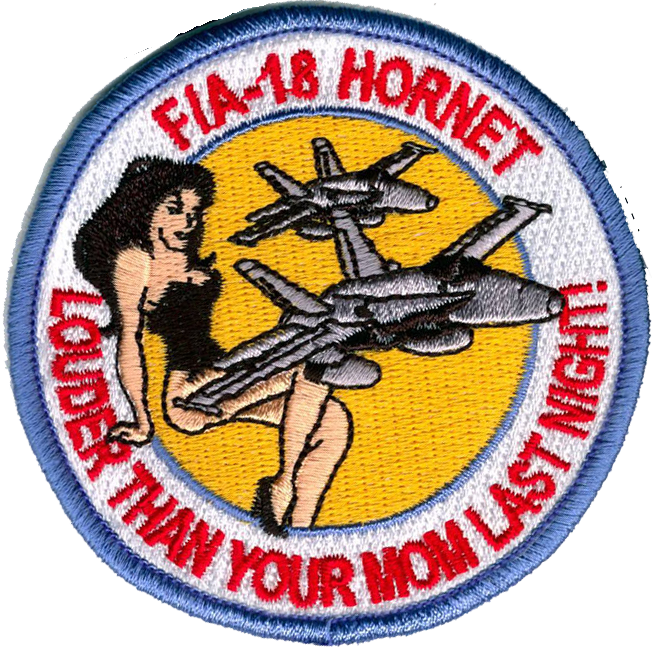 VMFA-112 Cowboys Louder Than Your Mom Last Night Shoulder Patch