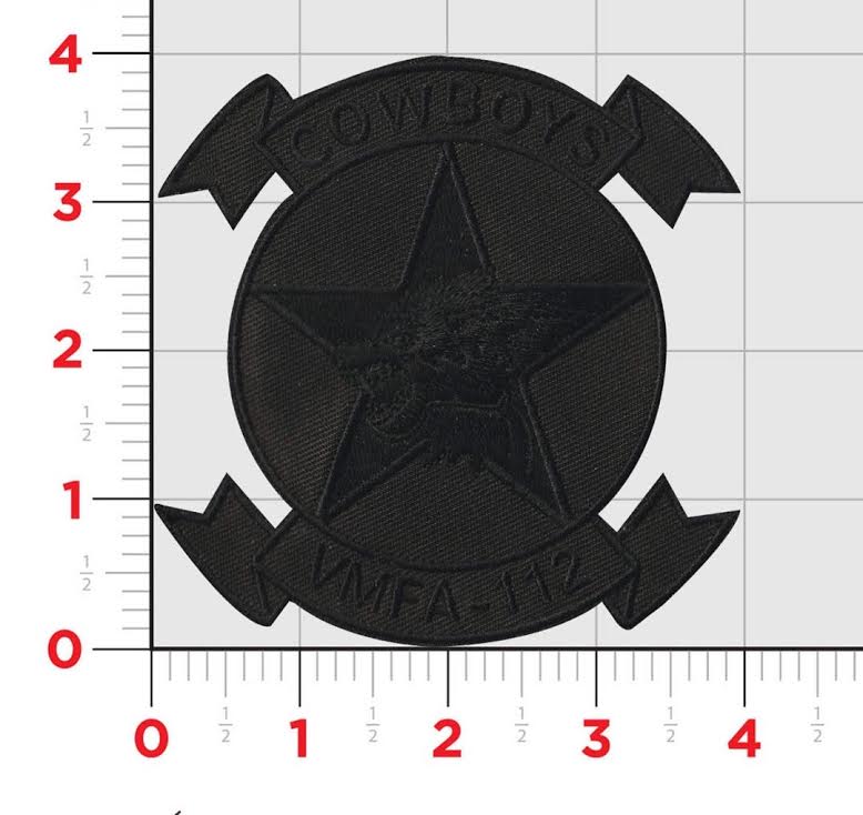 Officially Licensed USMC VMFA-112 Cowboys Patch
