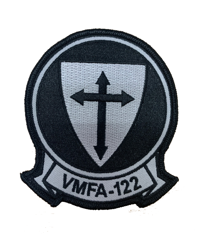 Officially Licensed USMC VMFA-122 Crusaders Patch