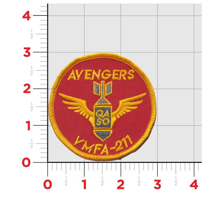 VMFA-211 Wake Island Avengers QASO Patch
