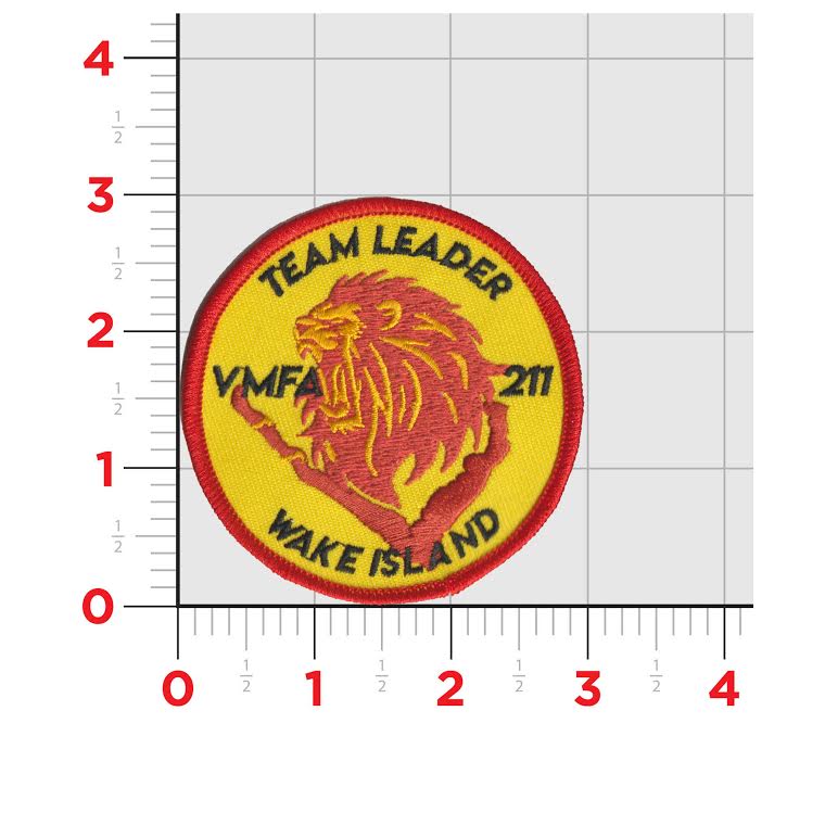 VMFA-211 Wake Island Avengers - Team Leader Patch
