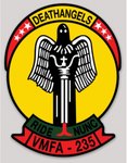 Officially Licensed USMC VMFA-235 Death Angel Sticker