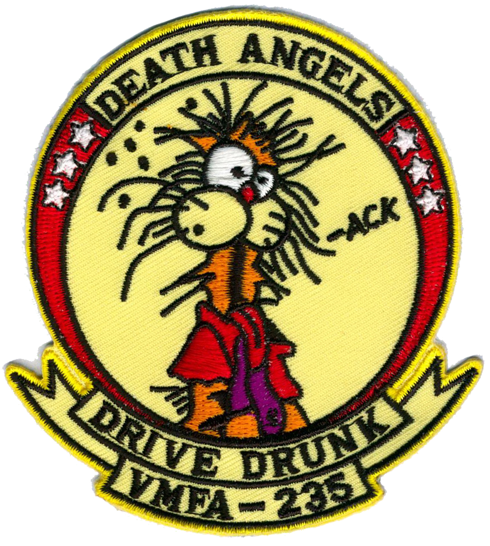 VMFA-235 Bill the Cat Drive Drunk Patch
