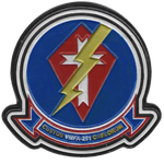 Officially Licensed USMC VMFA-251 Thunderbolts Leather Patches