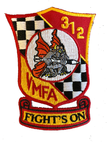 Officially Licensed USMC VMFA-312 Checkerboards Patch