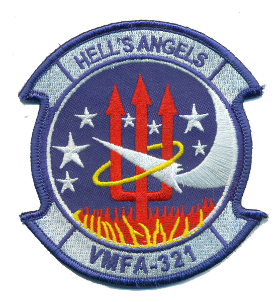 Officially Licensed USMC VMFA-321 Hell's Angels Patch