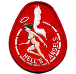 VMFA-321 Hells Angels Naked Angel, Red Patch