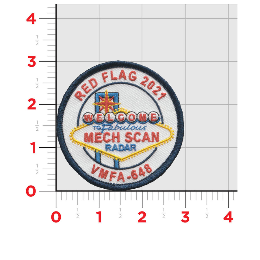 VMFA-648 Red Flag 2021 Shoulder Patches