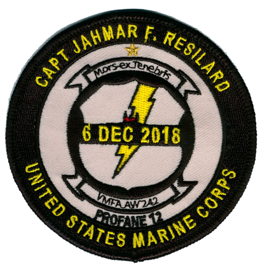 VMFA(AW)-242 Capt Resilard Memorial Patch