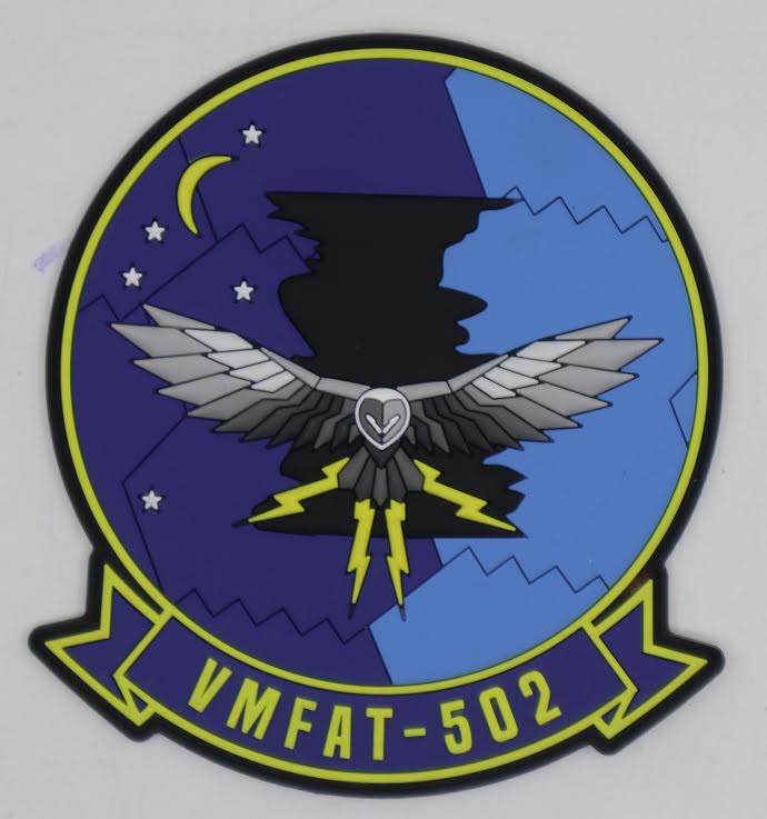 Officially Licensed USMC VMFAT-502 Nightmares Command Patches