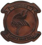 Officially Licensed USMC VMFA(AW)-225 Vikings Leather Patches