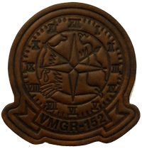 Officially Licensed USMC VMGR-152 Sumos Leather Chest Patch