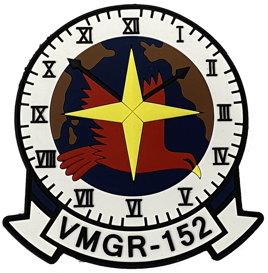 Officially Licensed USMC VMGR-152 Sumos PVC Squadron Patch