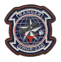 Officially Licensed USMC VMGR-234 Rangers Leather Patch