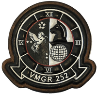 Officially Licensed USMC VMGR-252 Otis Leather Patches