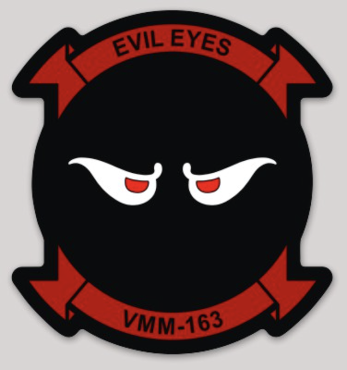 VMM-163 Evil Eyes Sticker