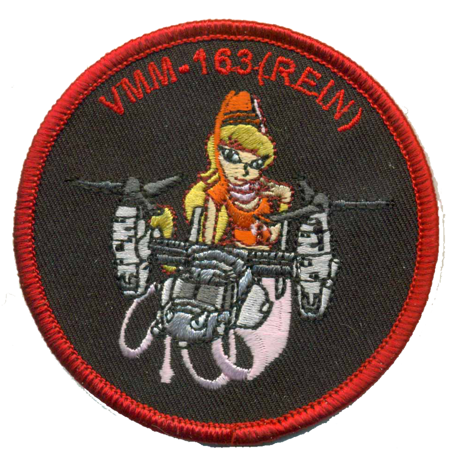 VMM-163(REIN)  Evil Eyes Genie Shoulder Patch