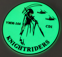 VMM-164 Knightriders Maintenance Qual PVC glow Patch