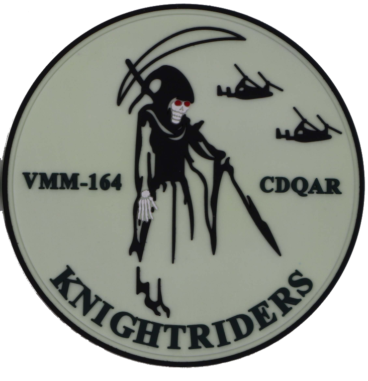 VMM-164 Knightriders Maintenance Qual PVC glow Patch